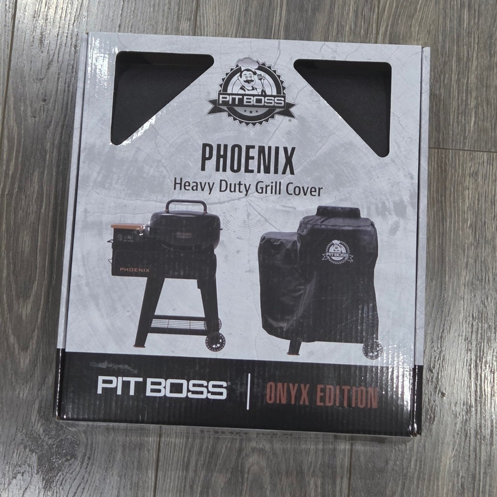 Pit Boss Phoenix Heavy Duty Grill Cover Onyx Edition 600D‎ Waterproof NEW